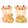 thumbnail image 1 of 2Pcs Miniature DIY Landscape Cow Figurines New Year Micro Landscape Decoration, 1 of 9