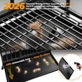 thumbnail image 5 of Ironovahome 42" Heavy Duty Dog Crate, Steel Indestructible Escape Proof Dog Cage for Medium Dogs, Large Dog Crate with Wheels & Removable Tray, Black, 5 of 7