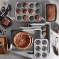 thumbnail image 3 of 7-Piece Nonstick Stackable Bakeware Set with Cookie Sheets, Muffin Pan, Bread Pan, Cake Pan, Loaf Pan, and Roasting Pan, 3 of 7