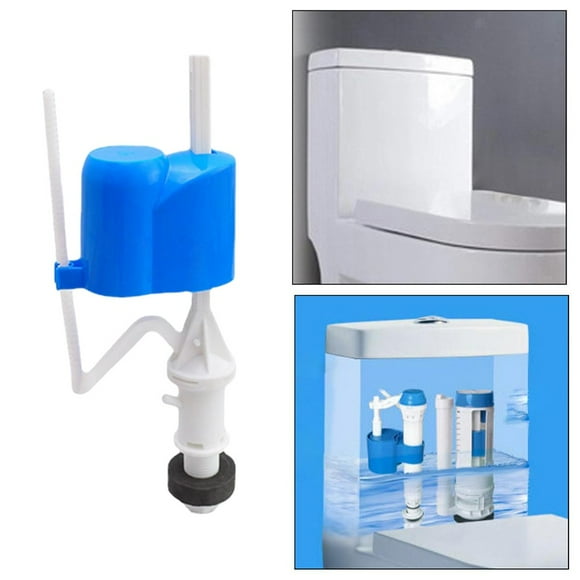 1pc Plastic Flush Toilets Inlet Valve Toilet Tank Accessories Horizontal Toilet Tank Water Valve Inlet Valve Sanitary Fitting