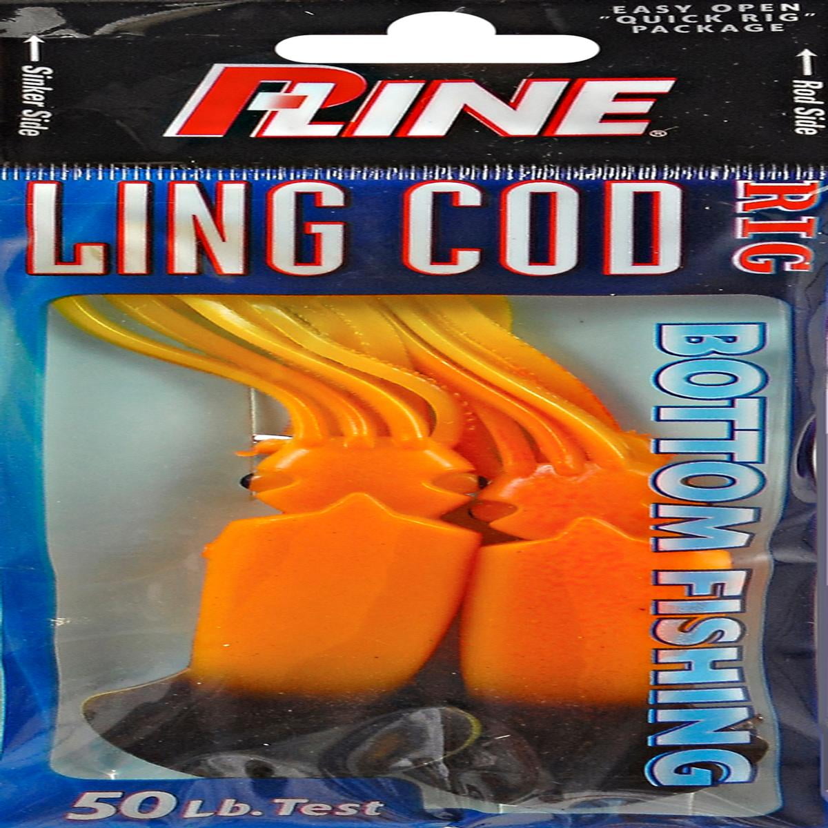 PLine Ling Cod Rig 4.5 Org/Yel/Blk PLCS4501