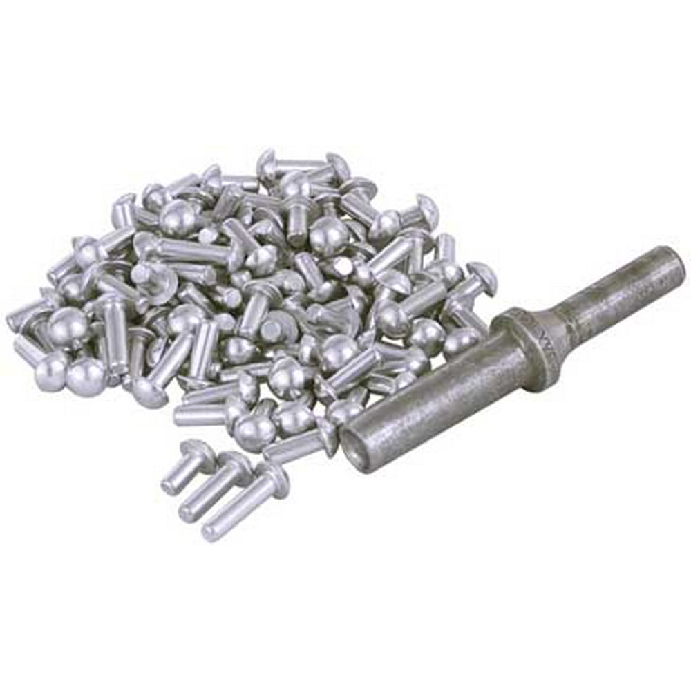 Van Amburg Solid Aluminum 3/16in. Drive Rivet Kit 400 Box 5/8in. 44