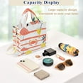 thumbnail image 5 of FORMRS Womens Corduroy Tote Bag Crossbody Shoulder Handbag with Pocket, Striped Crab, 5 of 7
