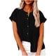 thumbnail image 3 of TaTaai Women's Round Neck Short Sleeve Tank Top, Summer Solid, Soft Fabric, Regular Fit, Ideal for Home Work Daily Casual Occasions Gift, 3 of 7
