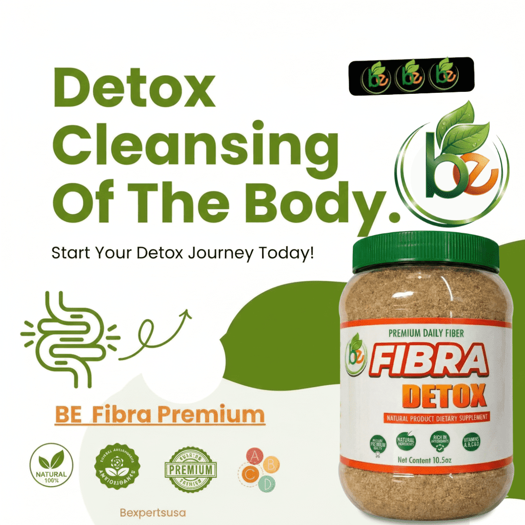 BE Fibra, Premium Daily Fiber Supplement, SiFibra Stlyle, Rich Antioxidants & Vitamins A, B12, C & D–Supports Digestive Health & Detox 10.5oz