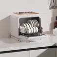thumbnail image 3 of Desktop Dishwasher Fully Automatic Home Table Without Installation 4 Sets of Small Countertop Independent Drying Dishwasher, 3 of 8