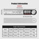thumbnail image 3 of Digital Display Angle Ruler,2-In-1 Precision Ruler & Digital Angle Finder Protractor, (Stainless Steel-300MM), 3 of 5