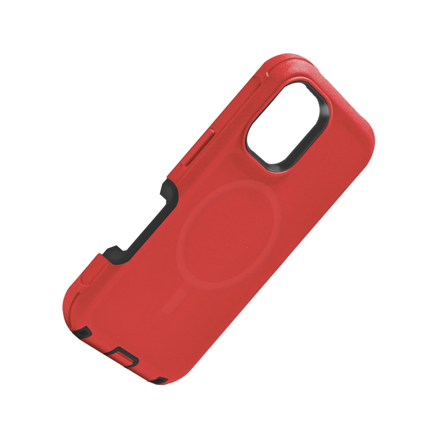 Duual Pro Protector Case with Magsafe for iPhone 17 Pro - Red & Black
