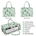 thumbnail image 2 of Large Capacity Tote Bag,Light Green Christmas Tree Pattern Handbag Fashion Luxury Tote Bag,15.7"x13"x 5.1" Inches,Laptop Compatible, 2 of 6