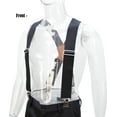 thumbnail image 2 of WELKINLAND 2Inch Elastic Mens suspenders, Heavy Duty suspenders for men, Work suspenders for men, Suspenders for men w/clips, Suspenders for men heavy duty, Mens suspenders for trousers, 2 of 3