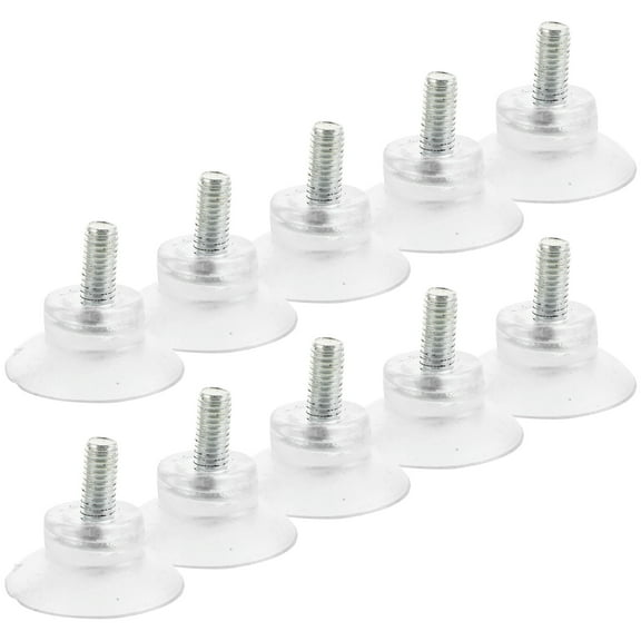 10pcs Glass Table Suction Bumpers and Spacers Set Tabletop Pads Cups