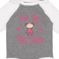 thumbnail image 4 of Inktastic The Big Sister Girls Long Sleeve Baby Bodysuit, 4 of 5