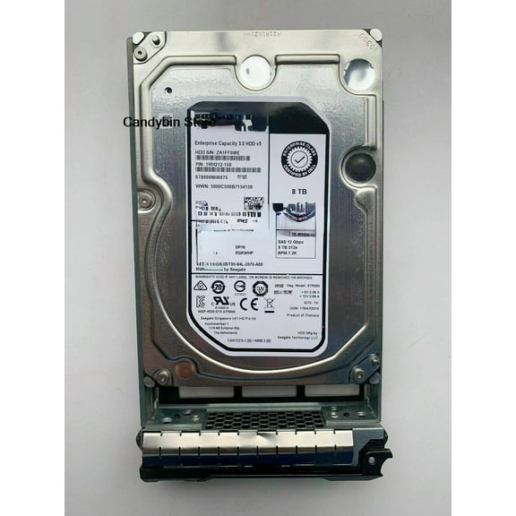 ST8000NM0075 0GKWHP 8T 7.2K SAS 3.5-inch 12Gb server hard disk
