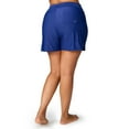 thumbnail image 2 of Free Country Women's Plus Size Drawstring Swim Short Marine 3X, 2 of 5