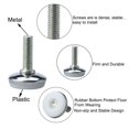 thumbnail image 4 of Uxcell 4 Pcs M8x14mm Pierna niveladora de muebles ajustable con rosca de base de 28mm, 4 of 7