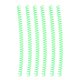 thumbnail image 2 of Juego de 20 espirales de encuadernación Bling Bling 13 mm color verde, 2 of 12