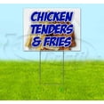 thumbnail image 1 of Chicken Tenders And Fries (18" x 24") Yard Sign, Includes Metal Step Stake, 1 of 6