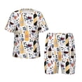 thumbnail image 1 of Balery Wine Bottles Glasses Conjunto de Pijama Infantil de Manga Corta con Estampado – Ropa de Dormir de Algodón Suave-Small, 1 of 6