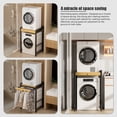 thumbnail image 5 of SHUO Y - Over The Washer Storage Shelf, Washing Machine Storage Utility Rack with Countertop, Washing Machine Storage Stand, Wooden Color, 5 of 10