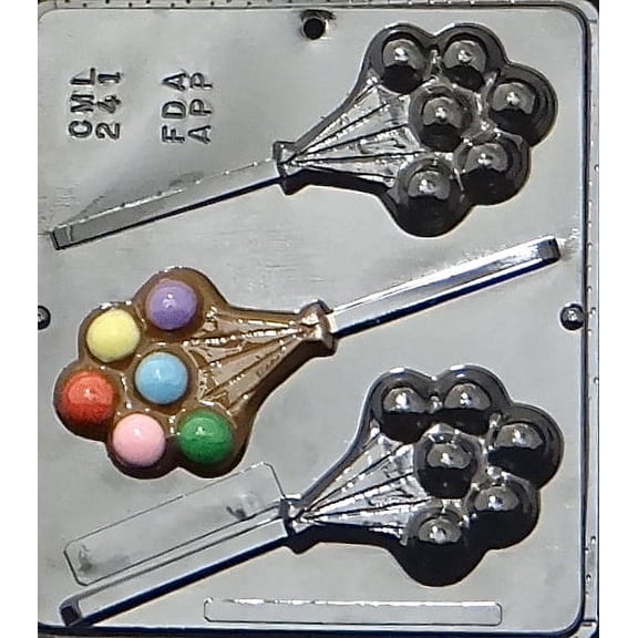 241 Balloons Lollipop Chocolate Candy Mold