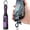Purple, variant on 4-in-1 Digital Display Keychain Charging Cable, 65W PD Fast Charge Zinc Alloy Braided Cord, Short Travel Lanyard for Phone Laptop