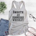 thumbnail image 2 of Smooth As Tennessee Whiskey Tank Top, Ladies Racerback Tank Top, Whiskey Tank, Vacation Tank, Liquor Tank, Silver Gray, Large, 2 of 3
