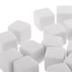 thumbnail image 3 of 25 Piezas De Dados En Blanco De Borde Cuadrado D6 Dados De Juego De Rol De Seis Caras Regalo Blanco Sunnimix Dado, 3 of 8