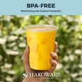thumbnail image 7 of Hakoware Disposable 16 oz Premium Ultra Clear Disposable Plastic Cold Cups for Drinks 200 Count, 7 of 7