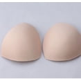 thumbnail image 2 of Honganda Women?s 2PCS Bra Pads, Triangle/Round Shapes Sewn Bra Inserts Liner Pads, 2 of 4