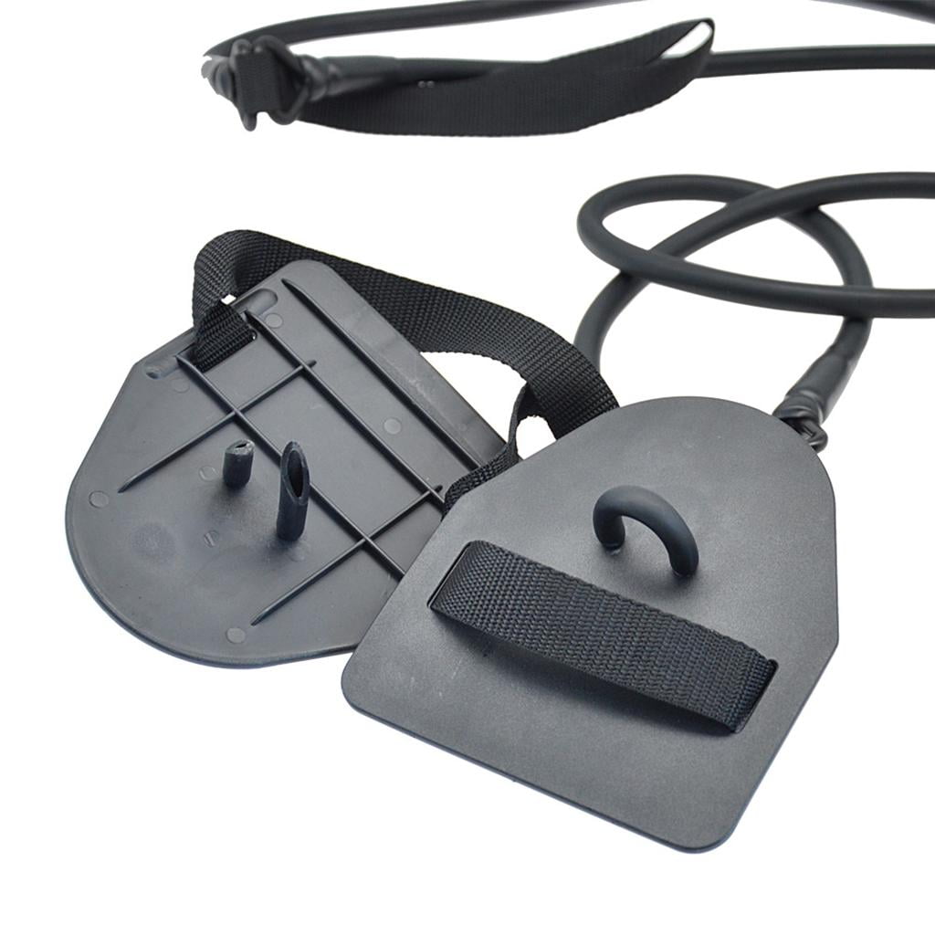 DimyFew Swimming Arm with Paddles, Device, Resistance Exercise Band Set for Swimming A Black