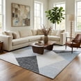 thumbnail image 3 of Rug Branch Eclipse Mid-Century Modern Indoor Area Rug, Blue Grey, Abstract - Living Room, Bedroom, Dining Room, and Office, 3 of 6