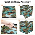 thumbnail image 4 of Platypus Foldable Toy Box Storage Baskets with Handle, 10.8"x10.5"x10.6", Large Capacity Organizer Bins, 4 of 6