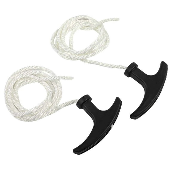 2 Pack 950mm 3mm 49cc Pull Cord Starter for Mini Motorcycle ATV Quad Bike with Ergonomic Handle
