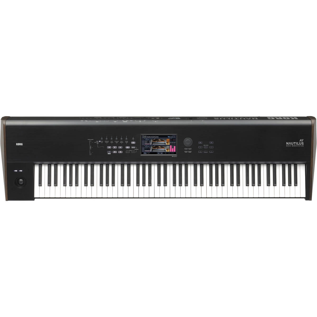 Korg Nautilus AT 88-Key Music Synth/Workstation Keyboard with Aftertouch, Black