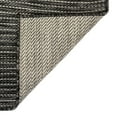 thumbnail image 3 of Liora Manne  Carmel Textured Striped Indoor/ Outdoor Area Rug Black 7'10" Square Polypropylene 8' Round Living Room,Patio,Entryway Square, 3 of 4