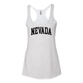 thumbnail image 2 of Wild Bobby State of Nevada College Style Women Tri-Blend Racerback Tank Top, 2 of 6