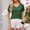 Green, variant on Njoeus Women's Lace Short Sleeve V Neck T Shirts Summer Tops Loose Casual Tee Shirts Blouse S-XXL