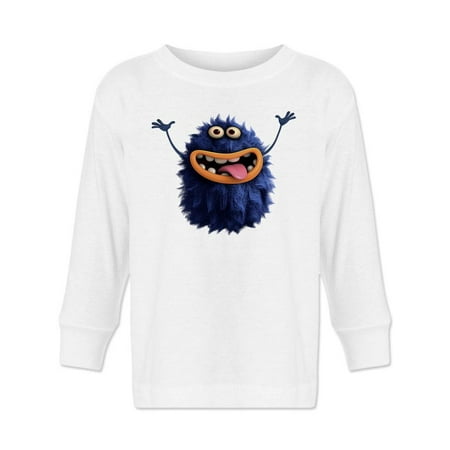 

Hairy Monster Smiling Long Sleeve Toddler -Image by Shutterstock 2 Toddler