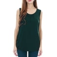 thumbnail image 3 of Women's Maternity Nursing Tank Top Ruched Breastfeeding Clothes 3-Pack, 3 of 6
