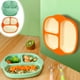 thumbnail image 1 of Bandeja de gel de sílice para la cena de los niños Diseño seguro para un uso prolongado Diseño atractivo Fácil de limpiar Ideal para bebés pequeños Adecuado para guarderías Hogar y viajes Akmoler, 1 of 9