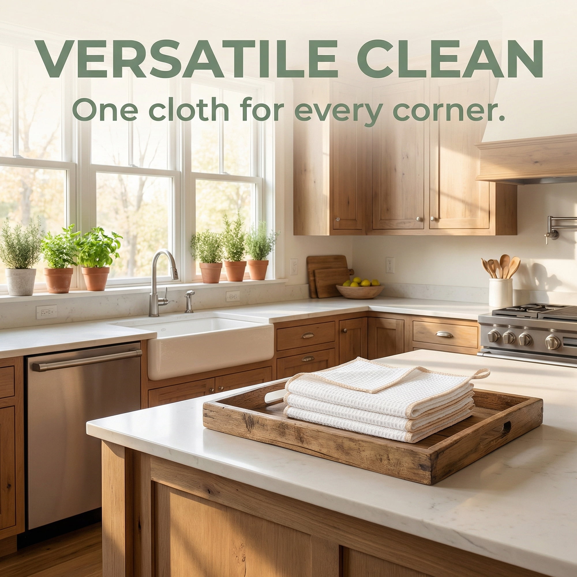 Unique Bargains Wood Fiber Kitchen Cleaning Dish Cloth 6 Pack Coffee 12" x 12"