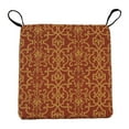 thumbnail image 3 of Blazing Needles 16-inch Outdoor Cushion, Vanya Paprika, 3 of 3