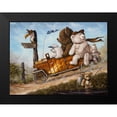 thumbnail image 2 of Schutte, Michel 24x19 Black Modern Framed Museum Art Print Titled - Teddy Bear trip II, 2 of 5