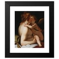 thumbnail image 2 of Giovanni Battista Paggi 12x14 Black Modern Framed Museum Art Print Titled - Venus and Cupid, 2 of 5