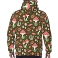 thumbnail image 5 of Hoodies for Men - Mushrooms and Autumn Long Sleeve Comfrt Men'S Fashion Hoodies & Sweatshirts, Sweatshirts for Men Hoodies Pullover Clothing Clothes with Pouch, 5 of 7