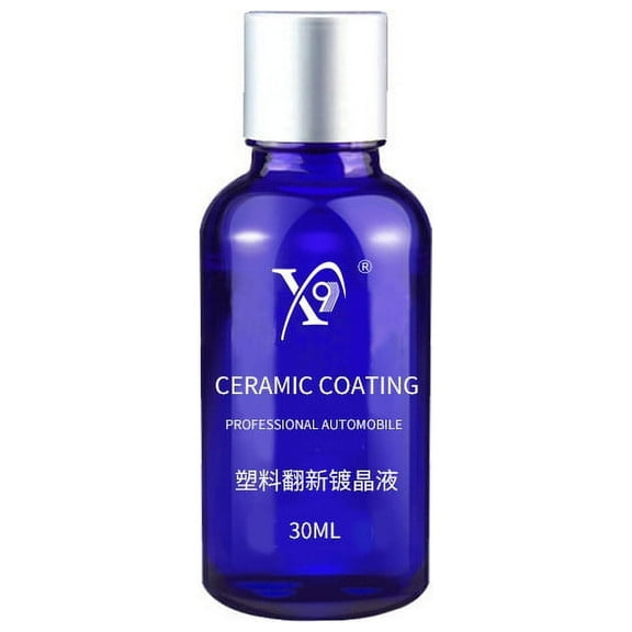 Vadktai Crystal Coating for car, Plastic Parts Crystal Coating, Plastic Parts Crystal Coating for Car, Easy to Use Car Refresher, Great Gloss Protection