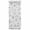 Gray, variant on Pink Leaf Door Curtains for Door Window, French Sidelight Front Back Door Curtains With Tieback, Modern Botanical Foliage Plant Country Flower Kitchen Rod Pocket Drapes Panel, 54"x72"