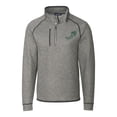 thumbnail image 2 of Men's Cutter & Buck Heather Gray NDSU Bison Vintage Mainsail Sweater-Knit  Half-Zip Jacket, 2 of 3