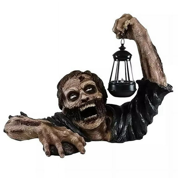 1 x Halloween Resin Statue-As shown