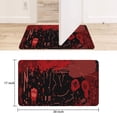 thumbnail image 6 of DeisgnName Welcome Doormat,Non-Slip Doormat Indoor Outdoor 17x30 Inch Pumpkin Skull Bat Spider Switch Rug for Winter Holiday Home Kitchen, 6 of 6